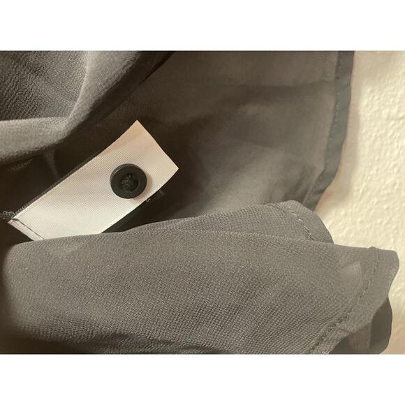 Torrid Blouse Women's Size 1 Black Long Sleeve Collar NWT - Picture 6 of 8